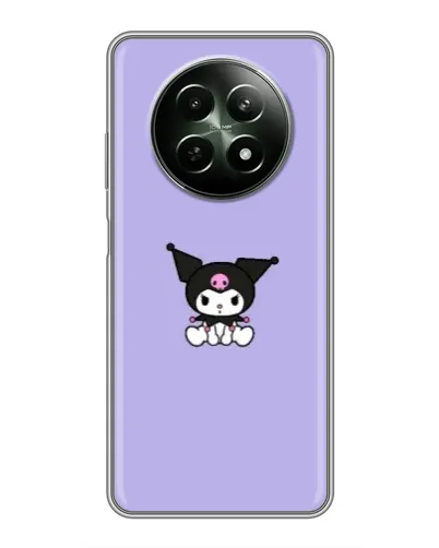 Чехол для Realme 12 5G с картинкой «Kuromi — фиолетовый минимализм» Чехол для Realme 12 5G с картинкой «Kuromi — фиолетовый минимализм»