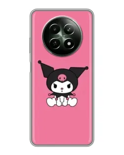 Чехол для Realme 12 5G с картинкой «Хмурая Kuromi» Чехол для Realme 12 5G с картинкой «Хмурая Kuromi»