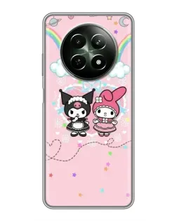 Чехол для Realme 12 5G с картинкой «My Melody и Kuromi» Чехол для Realme 12 5G с картинкой «My Melody и Kuromi»