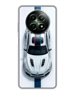 Чехол для Realme 12 5G с картинкой «Вид сверху — BMW M»