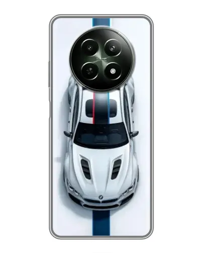 Чехол для Realme 12 5G с картинкой «Вид сверху — BMW M»