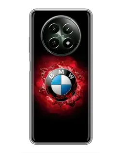 Чехол для Realme 12 5G с картинкой «Логотип BMW — вспышка»
