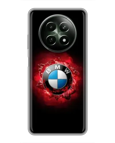 Чехол для Realme 12 5G с картинкой «Логотип BMW — вспышка»