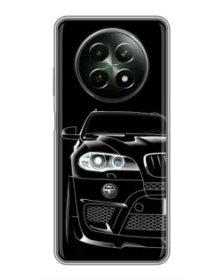 Чехол для Realme 12 5G с картинкой «Темный силуэт BMW»
