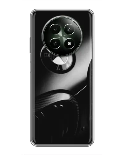 Чехол для Realme 12 5G с картинкой «Эмблема BMW — макро»