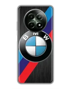 Чехол для Realme 12 5G с картинкой «BMW M-stripes стиль»