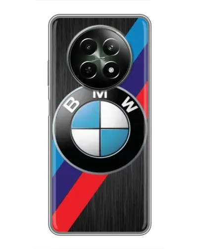 Чехол для Realme 12 5G с картинкой «BMW M-stripes стиль»