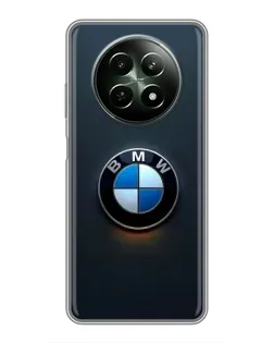 Чехол для Realme 12 5G с картинкой «Логотип BMW — минимализм»