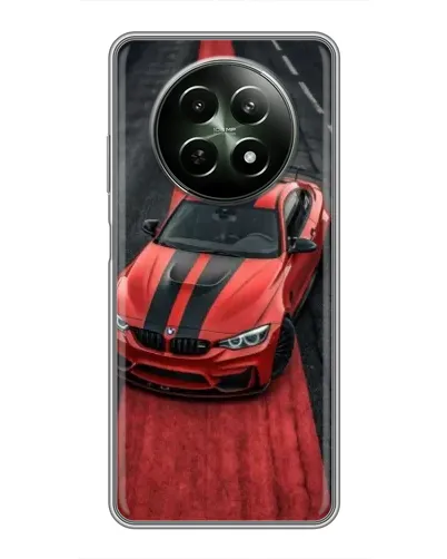 Чехол для Realme 12 5G с картинкой «BMW на красной дорожке»
