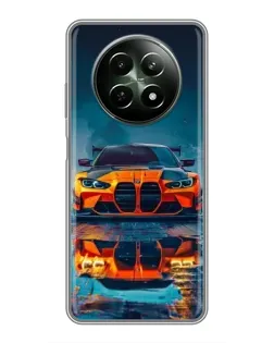 Чохол для Realme 12 5G з картинкою «BMW — золота емблема» Чохол для Realme 12 5G з картинкою «BMW — золота емблема»
