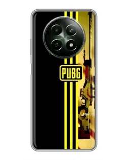 Чехол для Realme 12 5G с картинкой «PUBG — камуфляжный шлем»