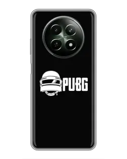 Чехол для Realme 12 5G с картинкой «PUBG — классический лого»