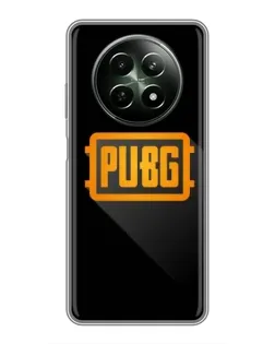 Чехол для Realme 12 5G с картинкой «PUBG — рамка лого»