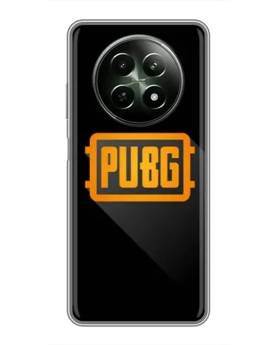 Чехол для Realme 12 5G с картинкой «PUBG — рамка лого» Чехол для Realme 12 5G с картинкой «PUBG — рамка лого»
