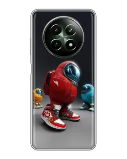 Чехол для Realme 12 5G с картинкой «Among Us — 3D стиль»