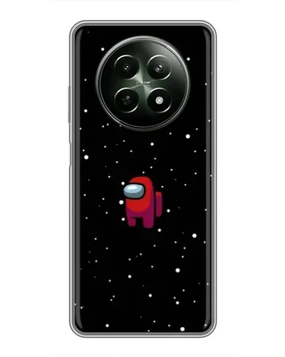 Чехол для Realme 12 5G с картинкой «Красный Among Us»