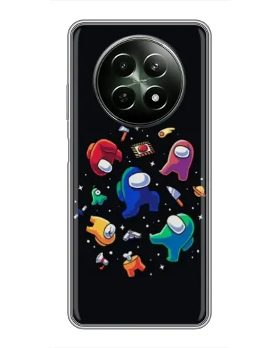 Чехол для Realme 12 5G с картинкой «Among Us космос»