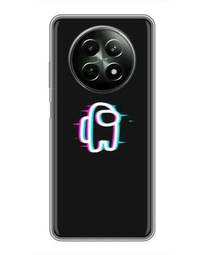 Чехол для Realme 12 5G с картинкой «Among Us неон»