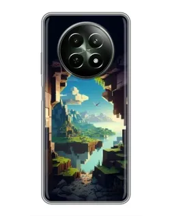 Чехол для Realme 12 5G с картинкой «Вид из пещеры»