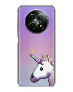 Чехол для Realme 12 5G с картинкой «Единорог градиент» Чехол для Realme 12 5G с картинкой «Единорог градиент»