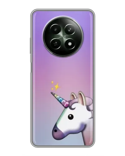 Чехол для Realme 12 5G с картинкой «Единорог градиент» Чехол для Realme 12 5G с картинкой «Единорог градиент»