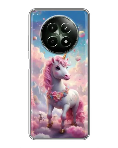 Чехол для Realme 12 5G с картинкой «Единорог среди облаков» Чехол для Realme 12 5G с картинкой «Единорог среди облаков»