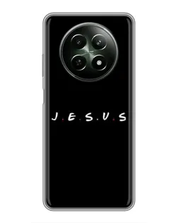 Чехол для Realme 12 5G с картинкой «Точки веры J.E.S.U.S.»
