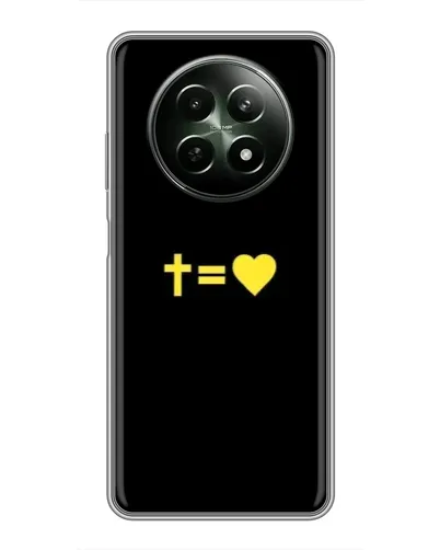 Чехол для Realme 12 5G с картинкой «Сердце и Крест» Чехол для Realme 12 5G с картинкой «Сердце и Крест»