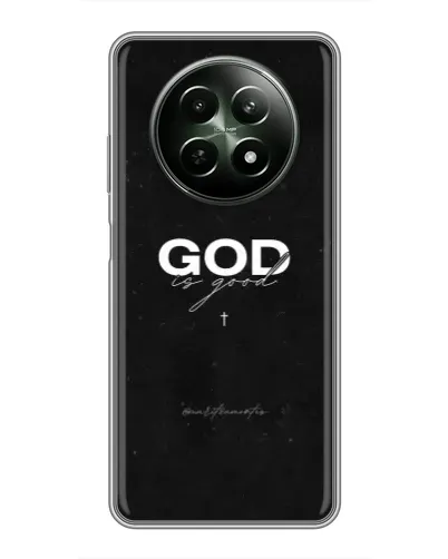 Чехол для Realme 12 5G с картинкой «GOD — Бог над всем» Чехол для Realme 12 5G с картинкой «GOD — Бог над всем»
