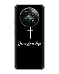 Чехол для Realme 12 5G с картинкой «Иисус любит тебя»