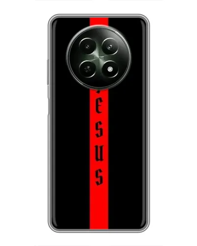 Чехол для Realme 12 5G с картинкой «Красная линия веры» Чехол для Realme 12 5G с картинкой «Красная линия веры»