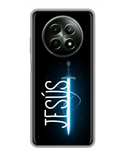 Чехол для Realme 12 5G с картинкой «Меч Духа Jesus» Чехол для Realme 12 5G с картинкой «Меч Духа Jesus»