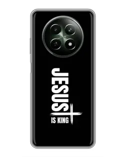 Чехол для Realme 12 5G с картинкой «Вертикаль веры Jesus»