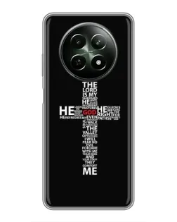 Чохол для Realme 12 5G з картинкою «Текстовий хрест»