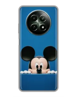 Чехол для Realme 12 5G с картинкой «Микки выглядывает»