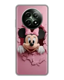 Чехол для Realme 12 5G с картинкой «Минни сквозь стену»