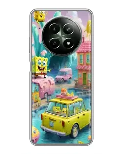 Чехол для Realme 12 5G с картинкой «Монстр-трак приключения»