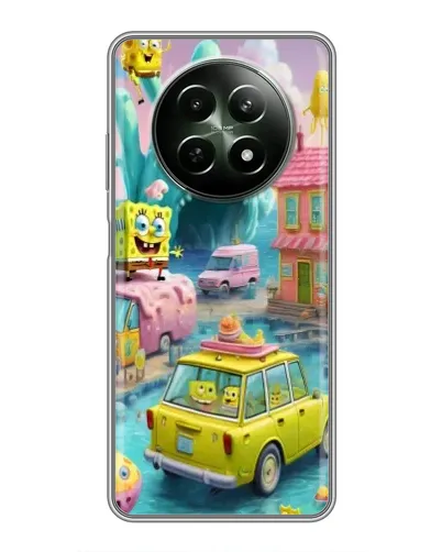 Чехол для Realme 12 5G с картинкой «Монстр-трак приключения»