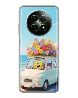 Чехол для Realme 12 5G с картинкой «Автомобильное путешествие»