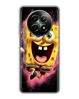 Чехол для Realme 12 5G с картинкой «Взрывной Спанч Боб»