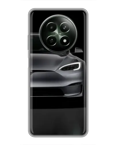 Чехол для Realme 12 5G с картинкой «Tesla Model S Look» Чехол для Realme 12 5G с картинкой «Tesla Model S Look»