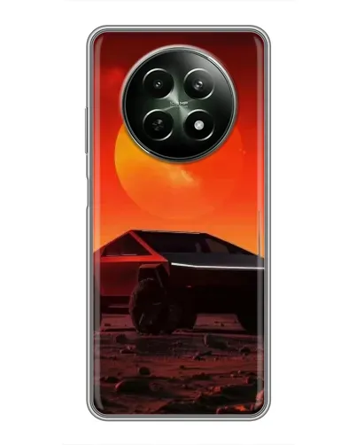 Чехол для Realme 12 5G с картинкой «Cybertruck на Марсе» Чехол для Realme 12 5G с картинкой «Cybertruck на Марсе»