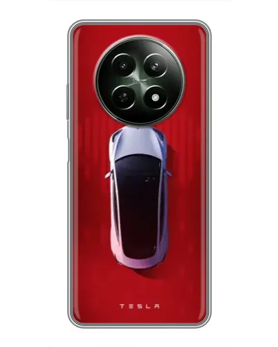 Чехол для Realme 12 5G с картинкой «Tesla Top View» Чехол для Realme 12 5G с картинкой «Tesla Top View»