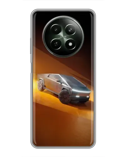 Чехол для Realme 12 5G с картинкой «Cybertruck в пустыне» Чехол для Realme 12 5G с картинкой «Cybertruck в пустыне»
