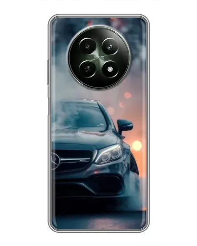 Чехол для Realme 12 5G с картинкой «Mercedes — ночной город» Чехол для Realme 12 5G с картинкой «Mercedes — ночной город»