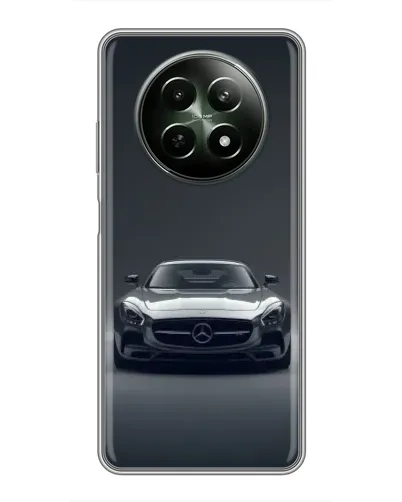 Чехол для Realme 12 5G с картинкой «Mercedes на черном» Чехол для Realme 12 5G с картинкой «Mercedes на черном»