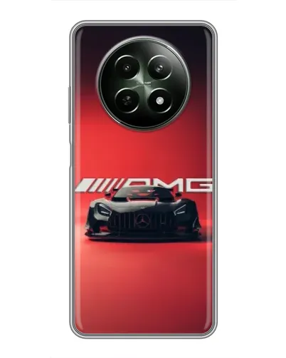 Чехол для Realme 12 5G с картинкой «Mercedes AMG — красная линия» Чехол для Realme 12 5G с картинкой «Mercedes AMG — красная линия»