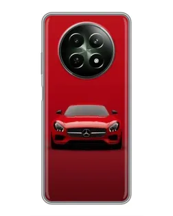 Чехол для Realme 12 5G с картинкой «Красный Mercedes AMG»