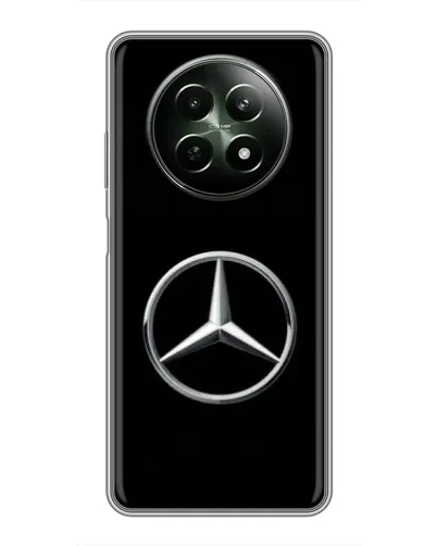 Чехол для Realme 12 5G с картинкой «Mercedes классический лого» Чехол для Realme 12 5G с картинкой «Mercedes классический лого»