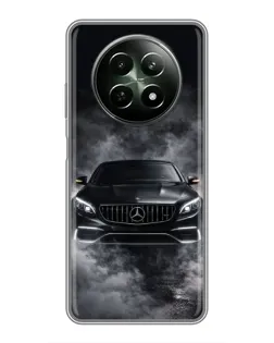Чехол для Realme 12 5G с картинкой «Mercedes в дыму»